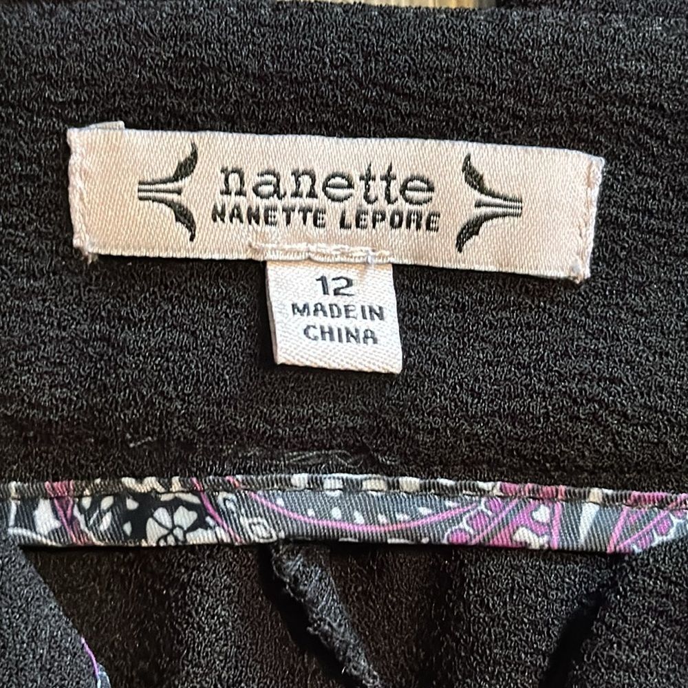 NANETTE-Nanette Lepore wide leg‎ slacks- size 12 - Picture 3 of 7